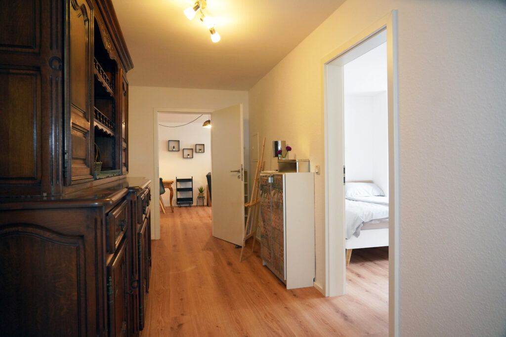 Grosser Flur in der Ferienwohnung
